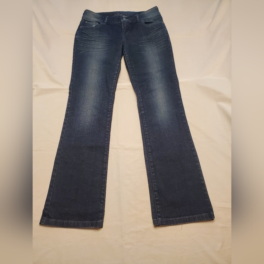 Delia's Reese Boot Cut Dark Wash Flared Womens Jeans Size 9/10 R